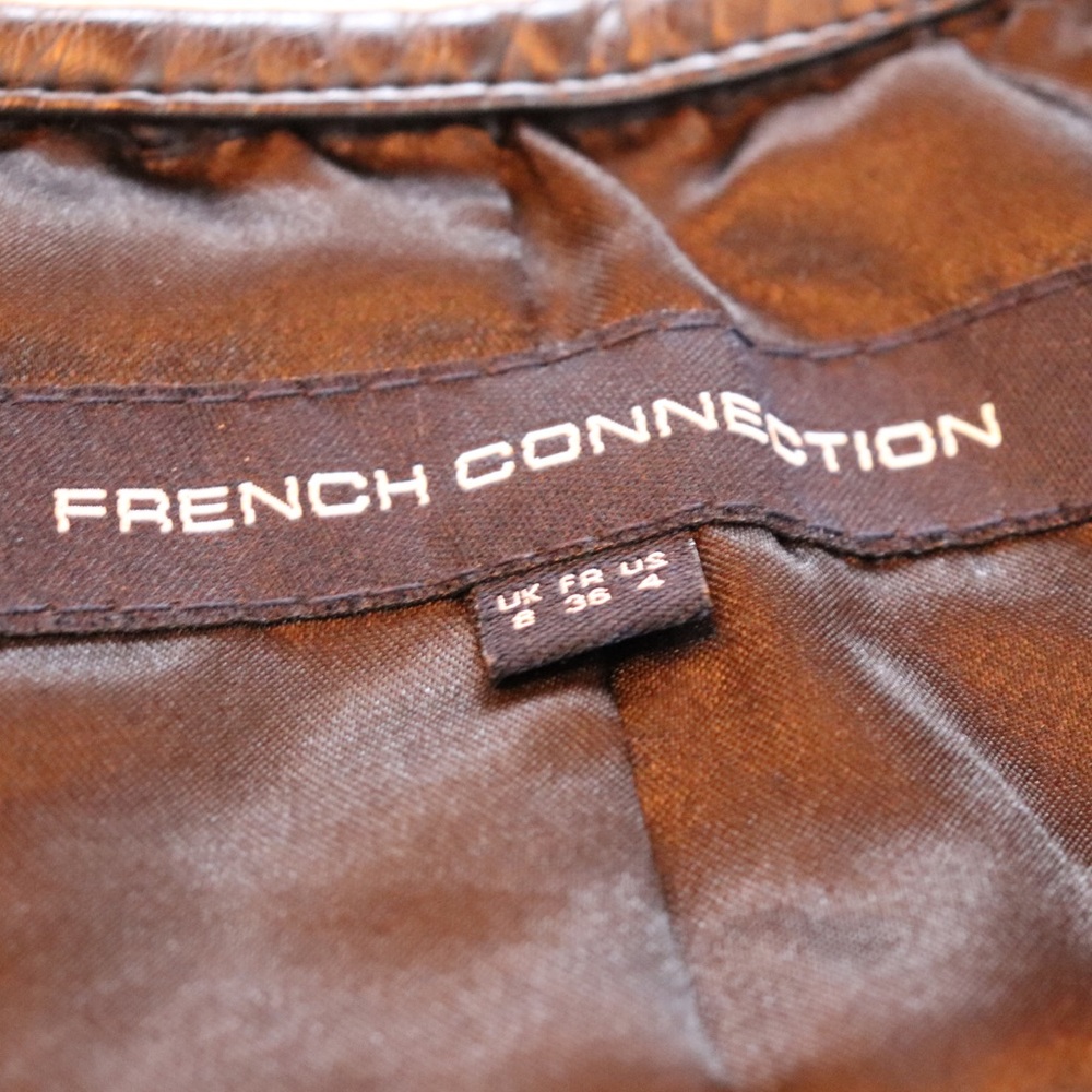 French Connection vegan leather jacket - Picture 2 of 3